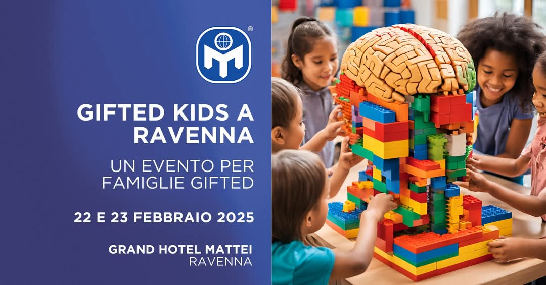 Gifted Kids a Ravenna: un evento per famiglie gifted. Ravenna, 22-23 Febbraio 2025